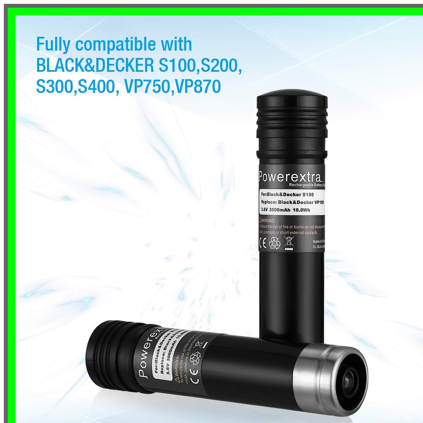 Versapak 3.6V 3.0Ah Replacement Battery for Black Decker Tools