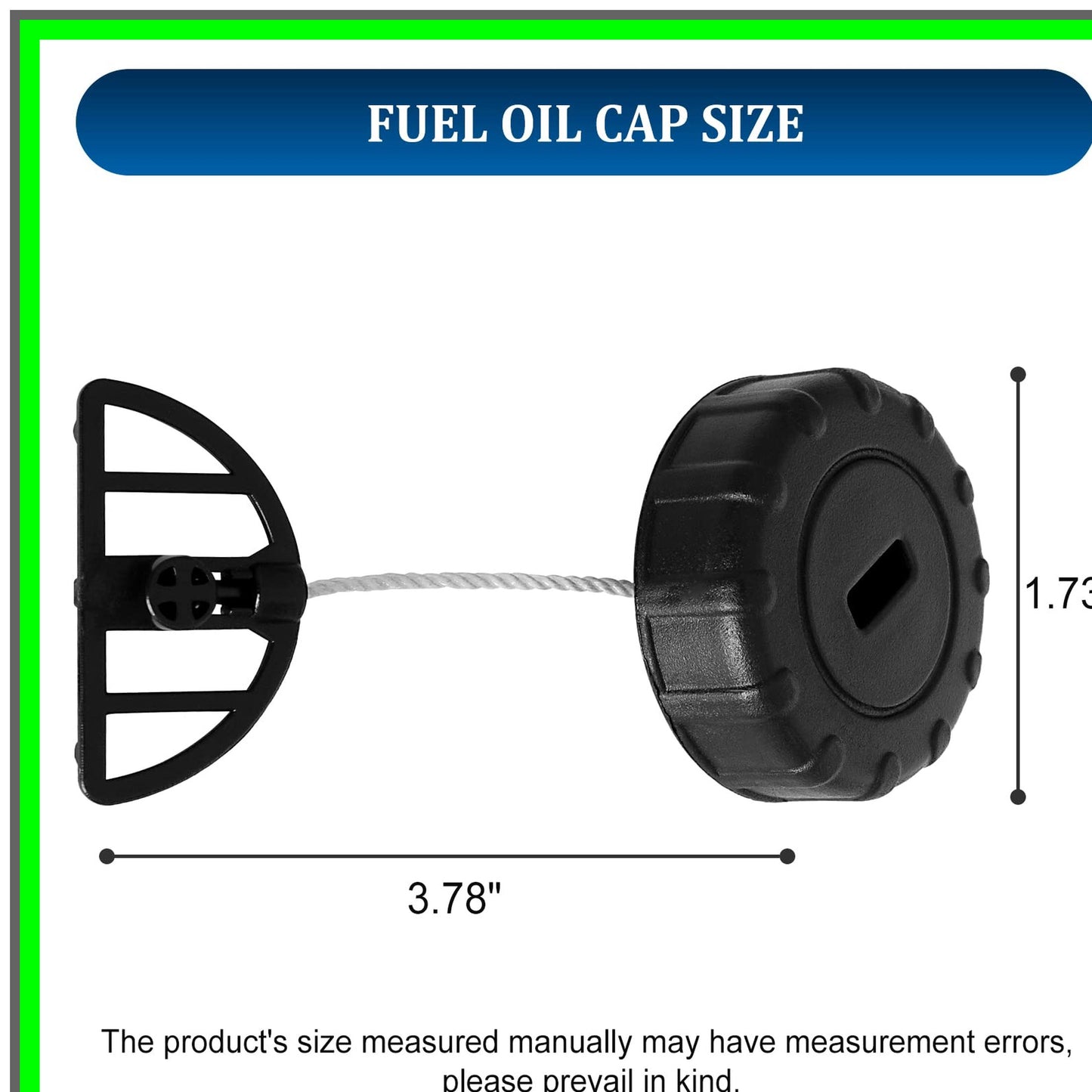 Stihl Chainsaw Gas Cap Replacement 1130 350 0500, 2 Pack Fuel Filler