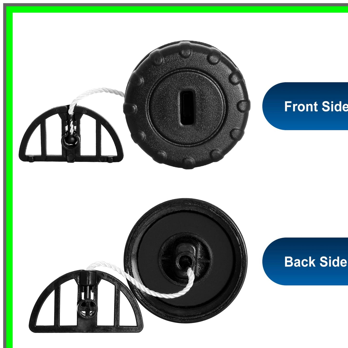 Stihl Chainsaw Gas Cap Replacement 1130 350 0500, 2 Pack Fuel Filler