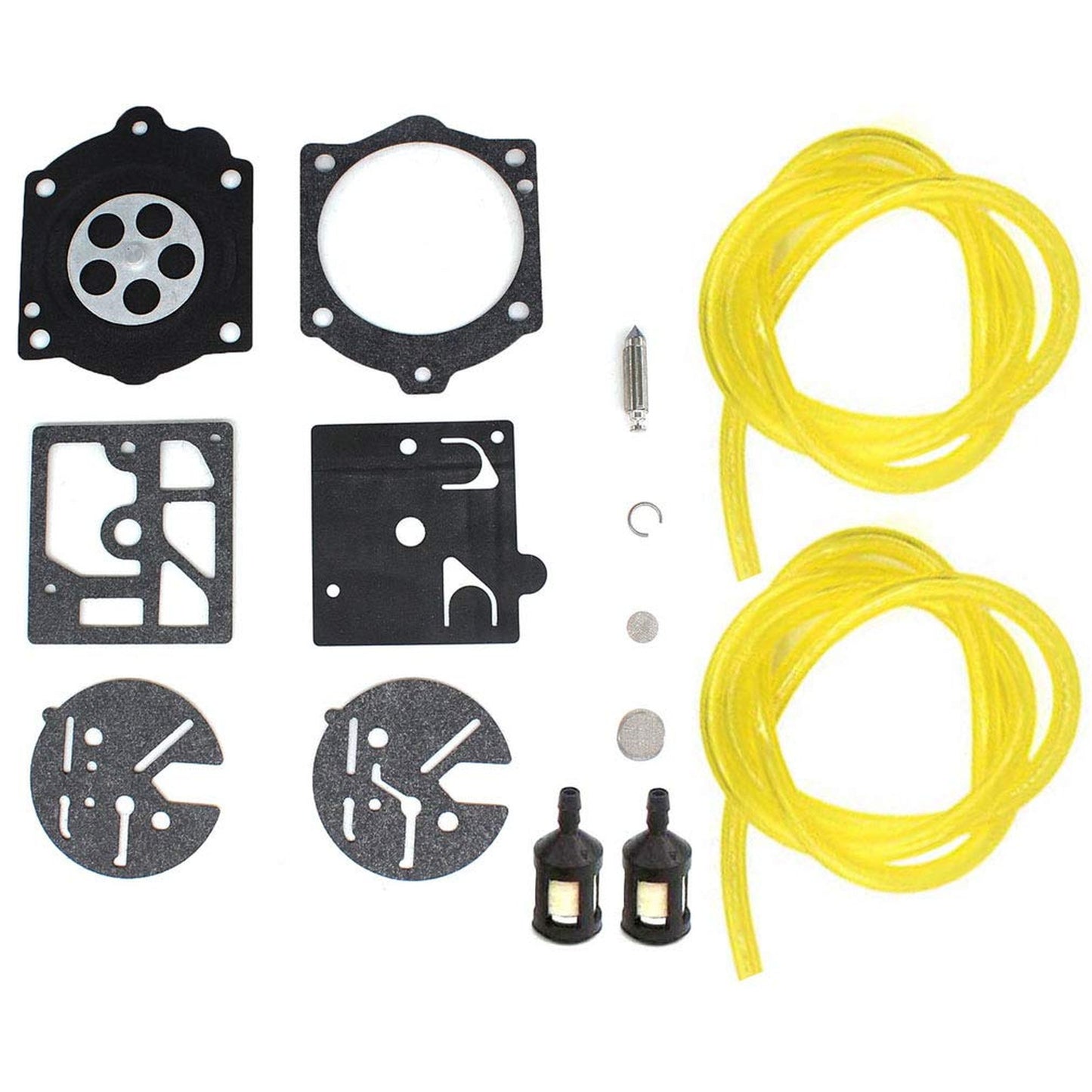 Carburetor Repair Kit for Poulan Pro 3400 3700 3800 4000 with Fuel Line Filter