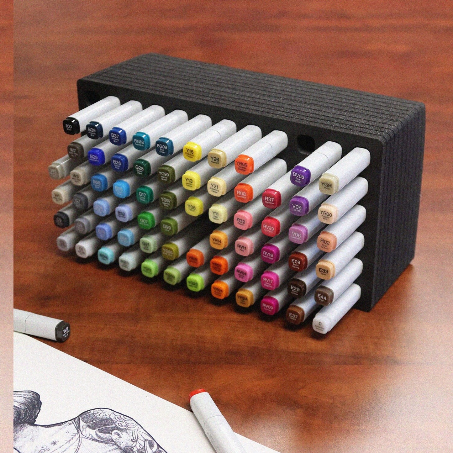 Marker Storage Tray Organizer for 72 Markers