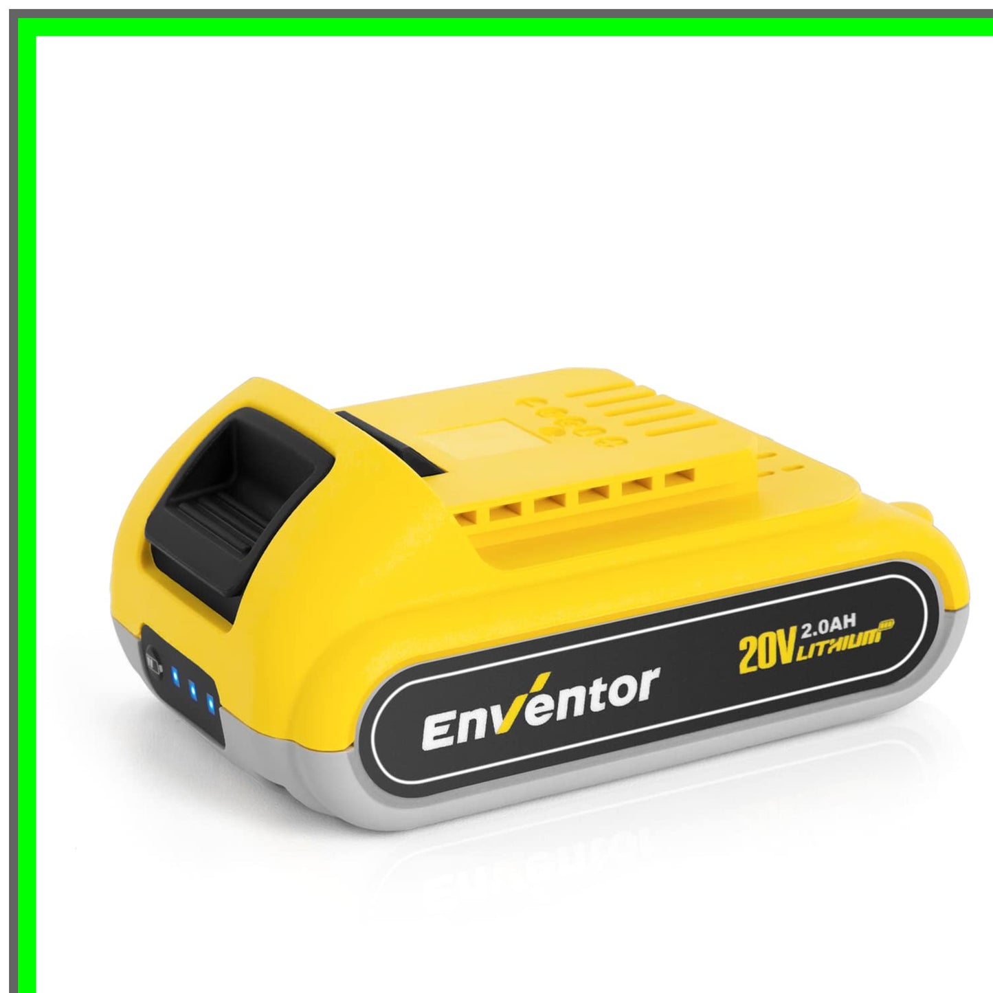 20V 2.0Ah Lithium Ion Battery with LED Indicator for Cordless Tools