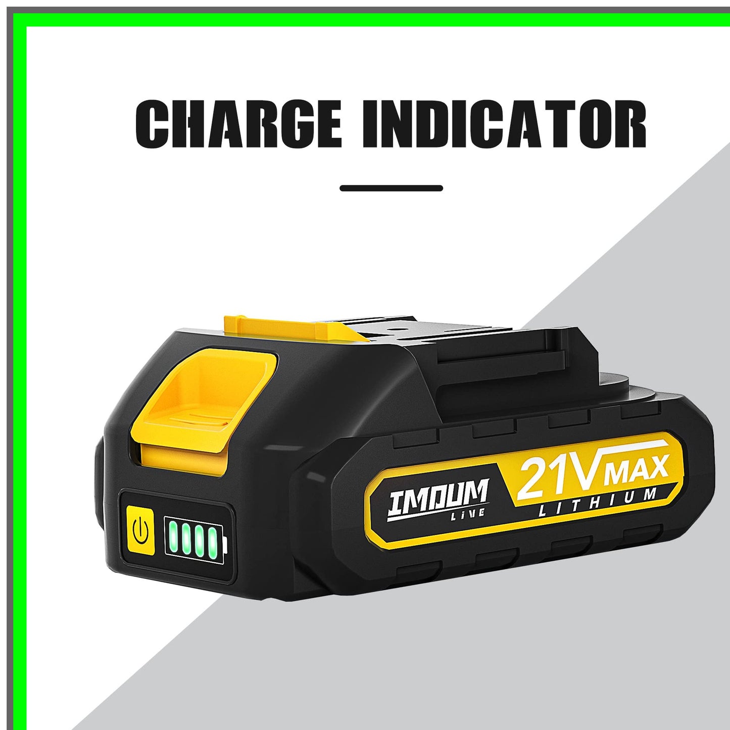 PowerMax 21V Lithium Ion 2.0Ah Battery for Reliable Performance