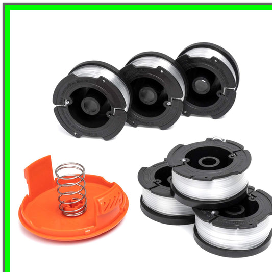 AF-100 Eater String for Black Decker Trimmers, 6 Spools and 1 Cap