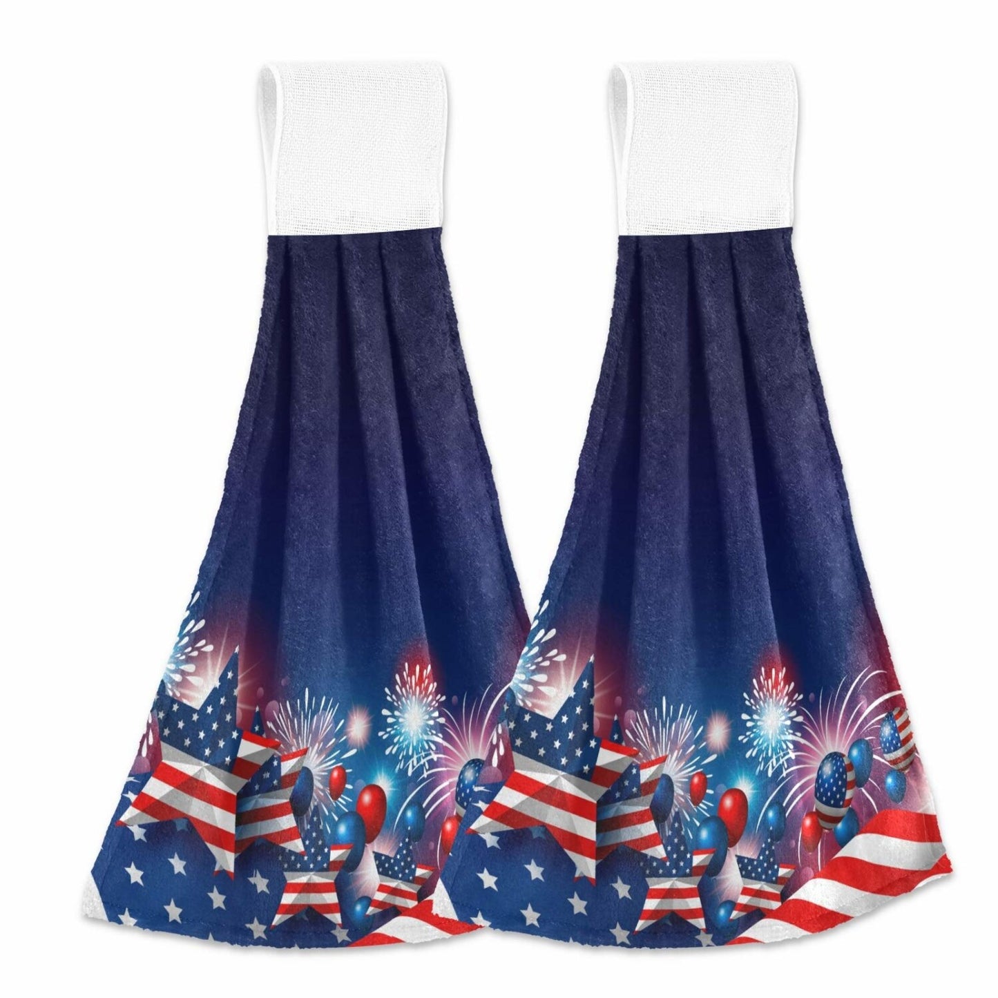 USA 4th of July Hand Towels 2 pcs