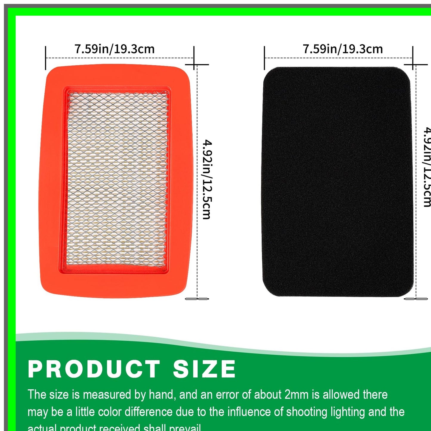 High-Performance Air Filter for Redmax Husqvarna 65cc 72cc Leaf Blowers