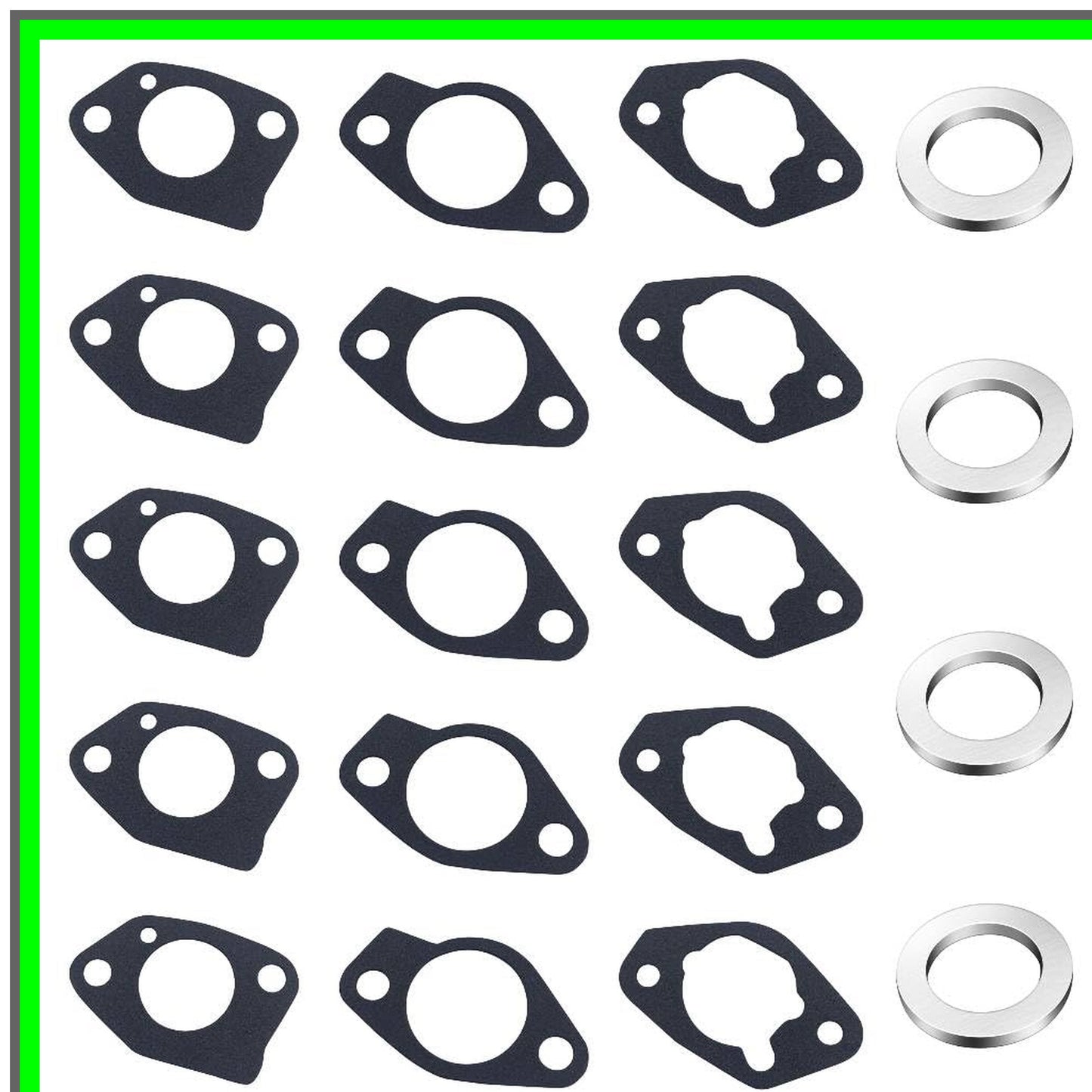 Honda Engine Carburetor Gasket Set for GX340 GX390 Generators 188-459cc