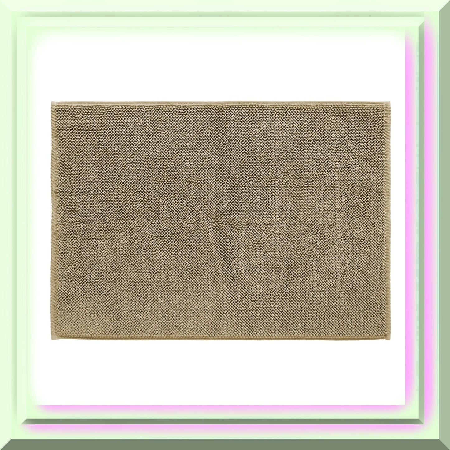 Turkish Cotton Bath Rug Oatmeal