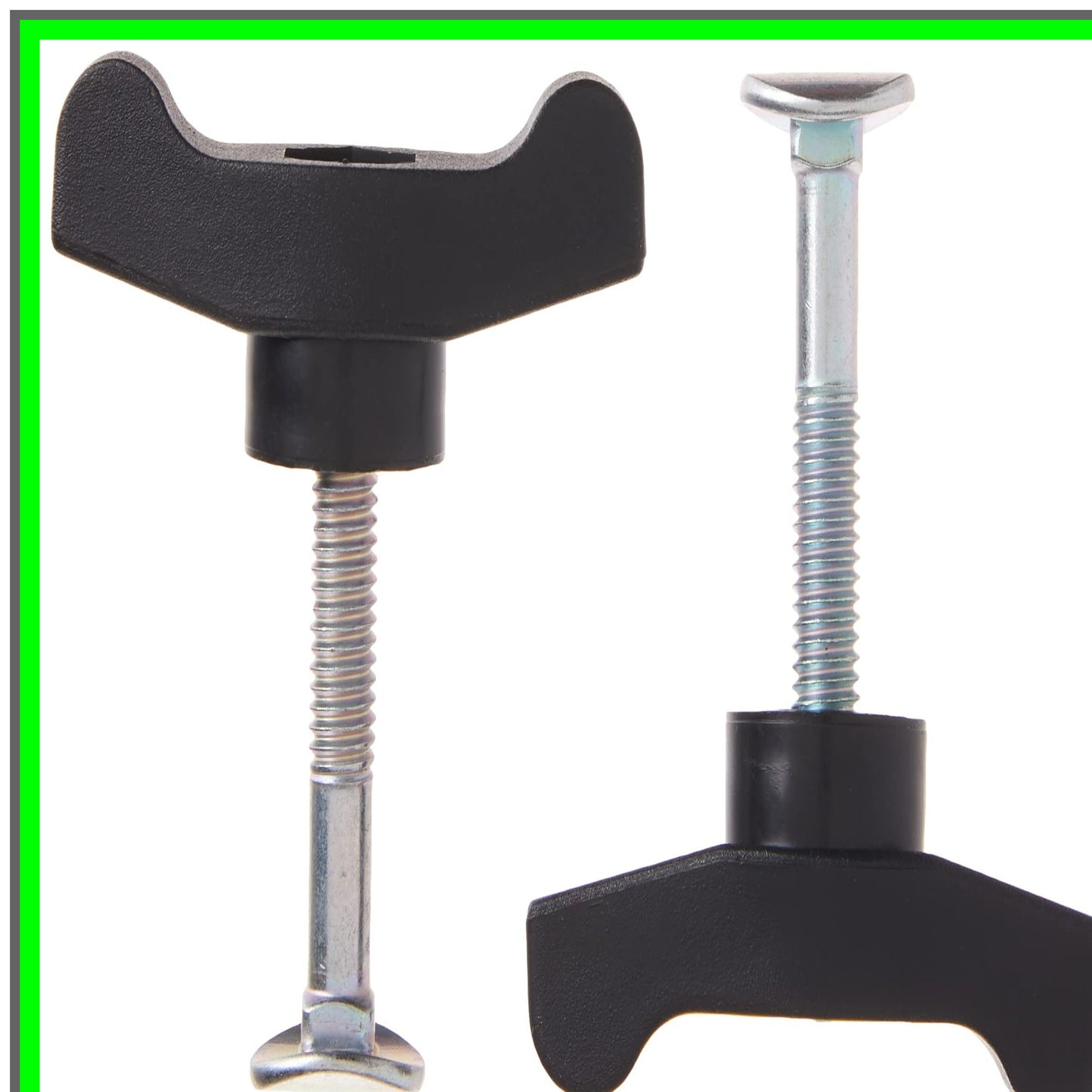 Universal T-Handle Bolt Set with 4 Bolts and 2 Ergonomic Handles