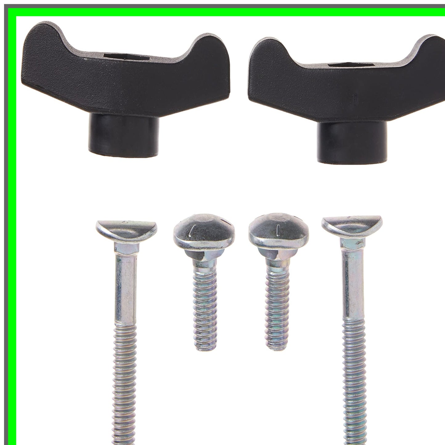 Universal T-Handle Bolt Set with 4 Bolts and 2 Ergonomic Handles