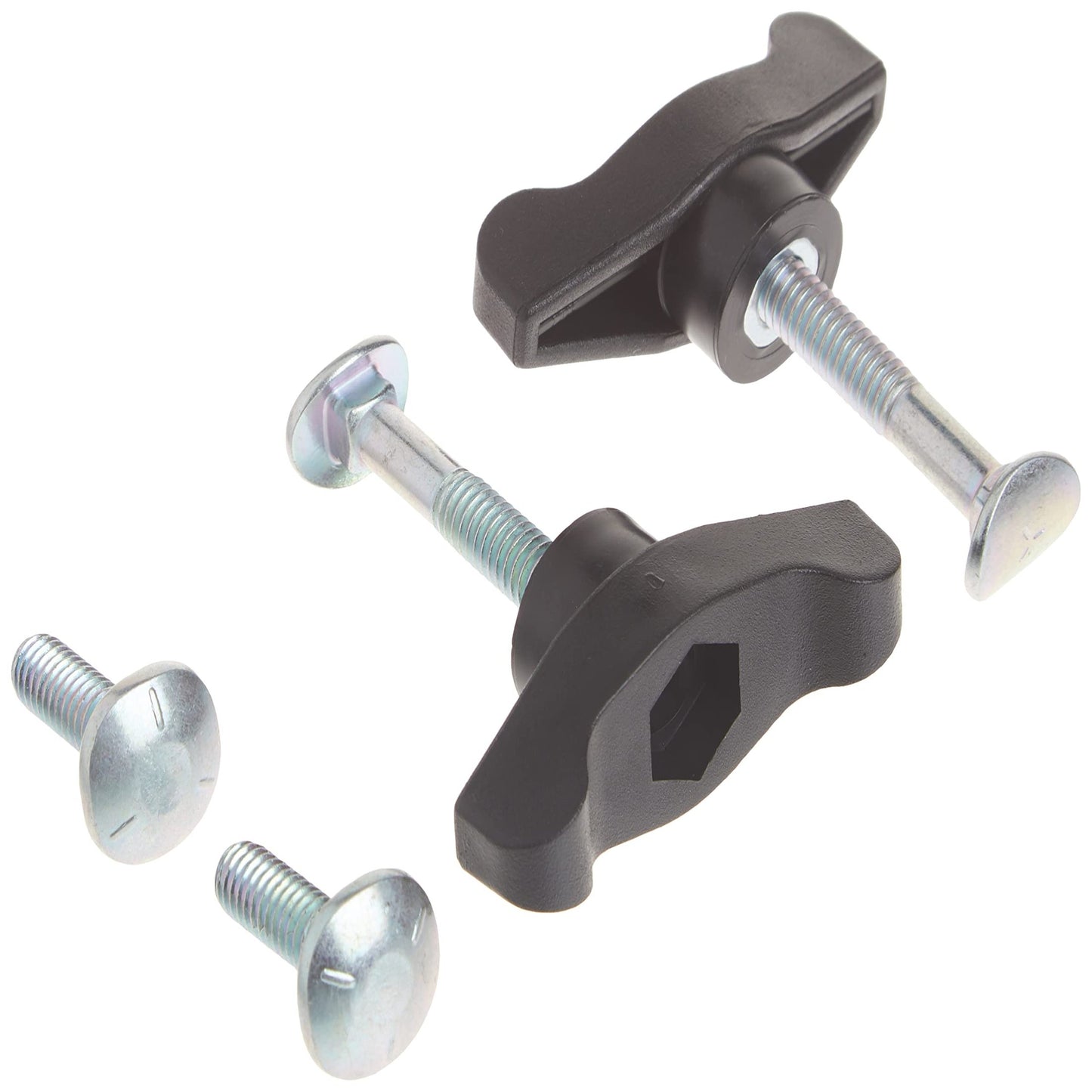 Universal T-Handle Bolt Set with 4 Bolts and 2 Ergonomic Handles