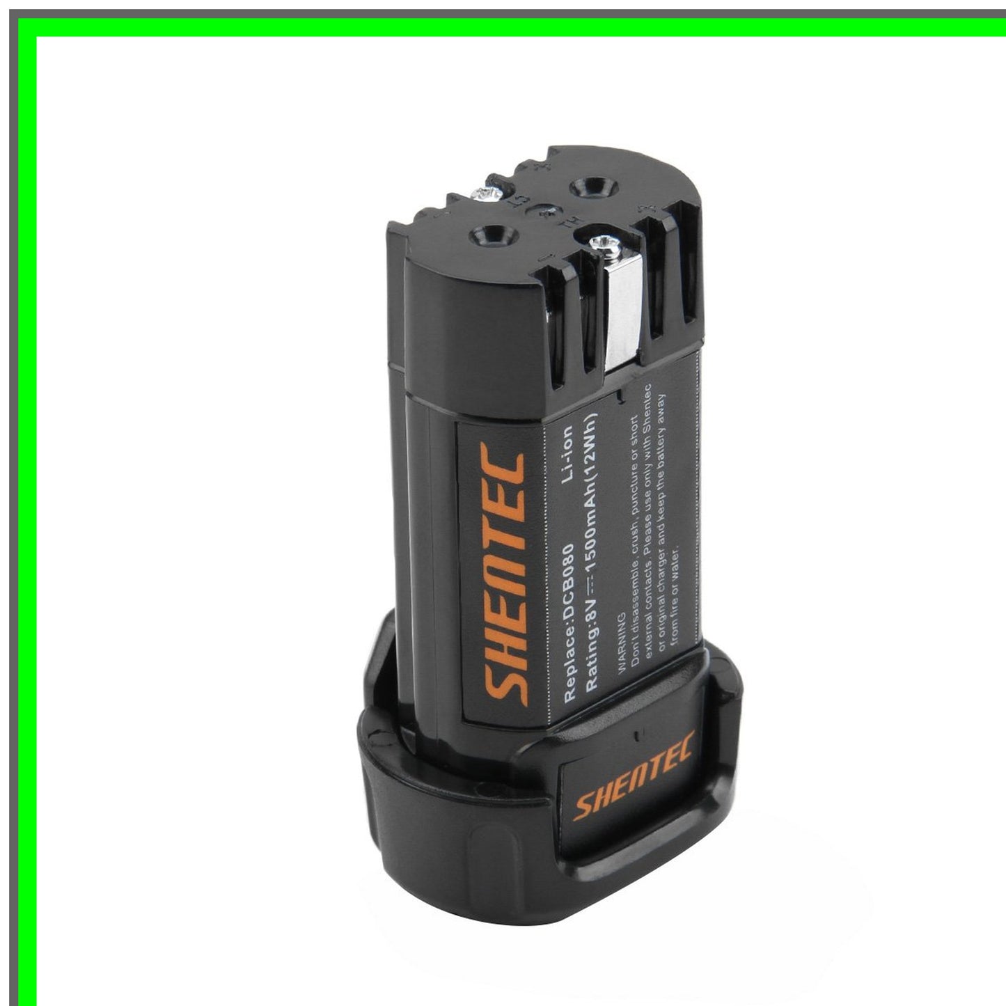 High-Capacity 1500mAh 8V Li-ion Replacement Battery for Power Tools