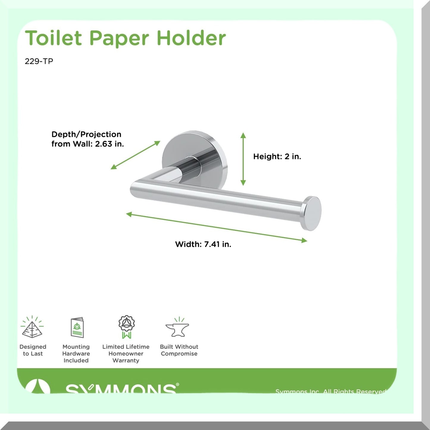 229-TP Wall-Mounted Toilet Paper Holder