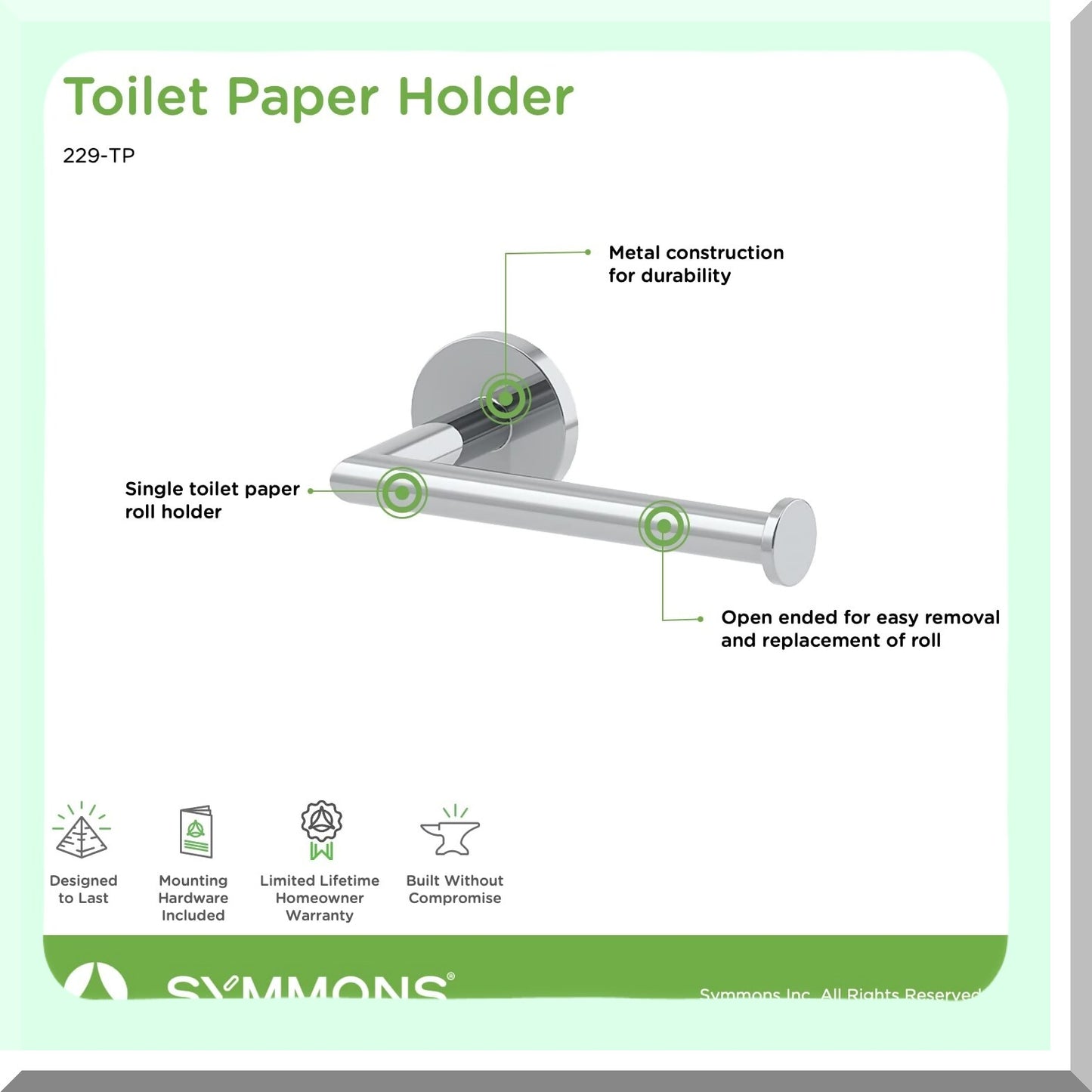 229-TP Wall-Mounted Toilet Paper Holder