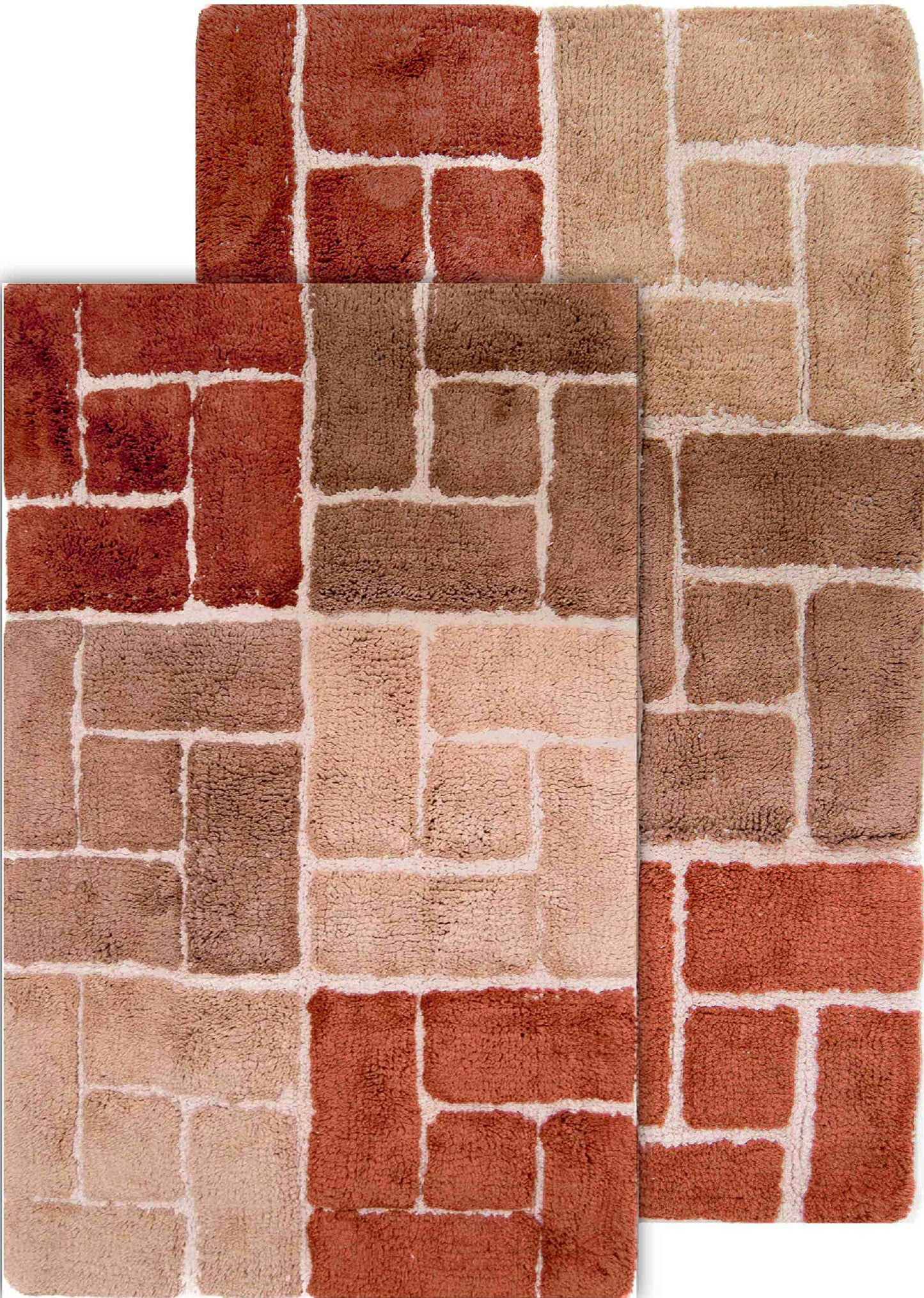 Berkeley 2 Pc Adobe Bath Rug Set 21"x34" & 24"x40"