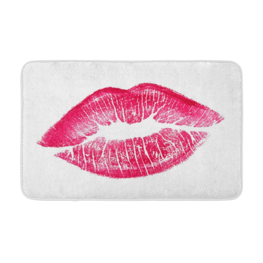 Pink Bath Mat 16x24 with Non Slip Backing