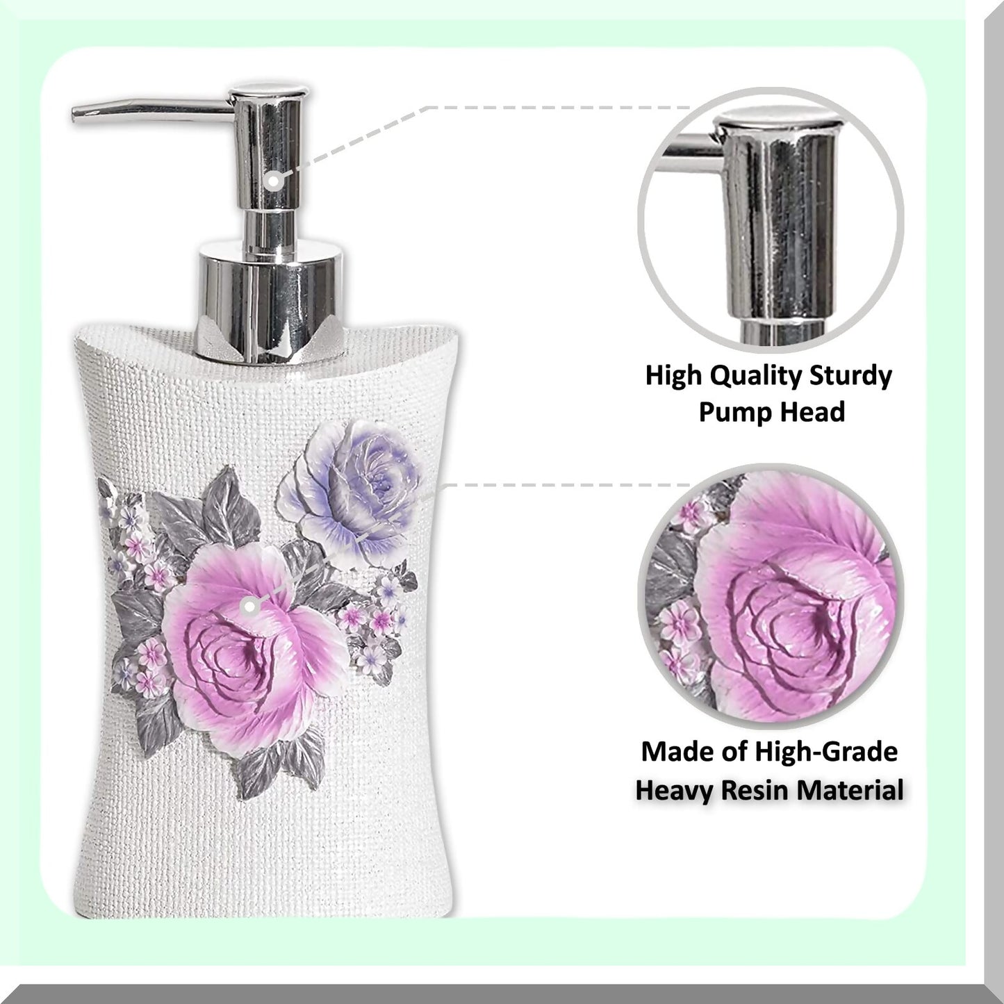 Lotion Pump, Lilac, 7x2x4