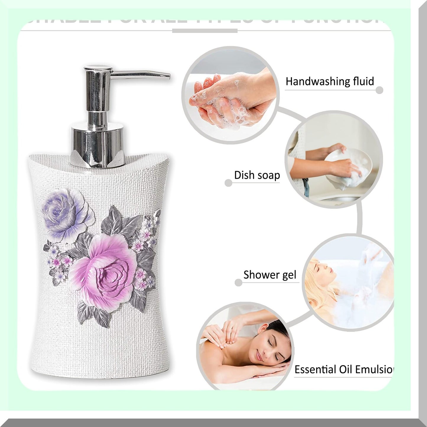 Lotion Pump, Lilac, 7x2x4