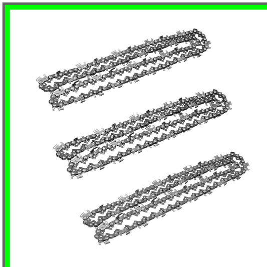 8-Inch Saw Chain 3-Pack for Oregon and Greenworks Pole Saws