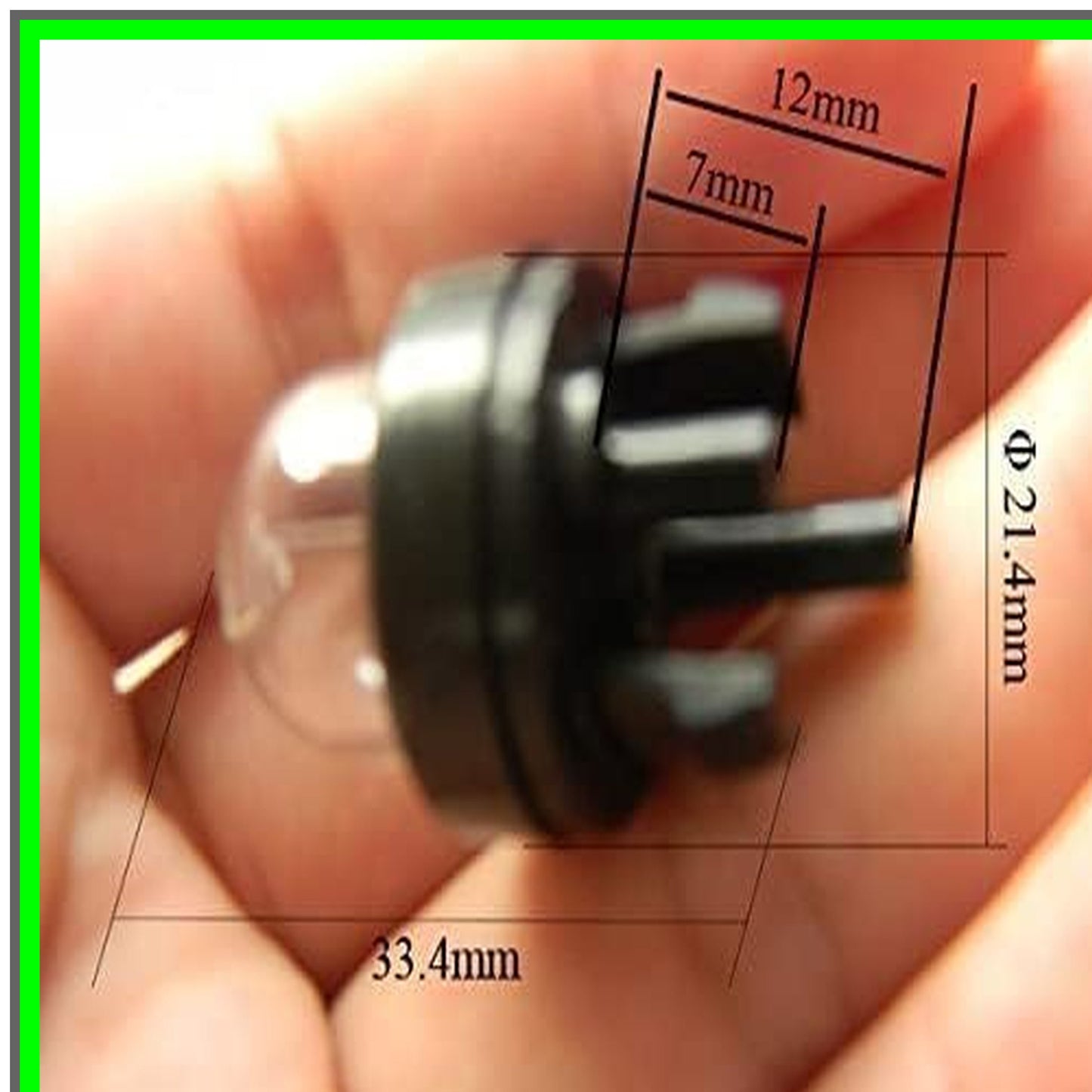 Efficient 4 Pack Primer Bulbs for Chainsaws and Trimmers with Fuel Line