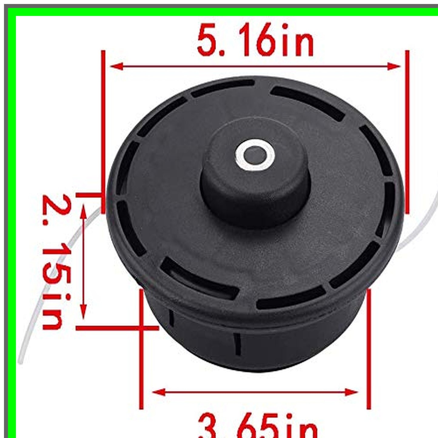 Redmax Trimmer Head Replacement Set for PT104 BC3400 BCZ Series, 3 Pack