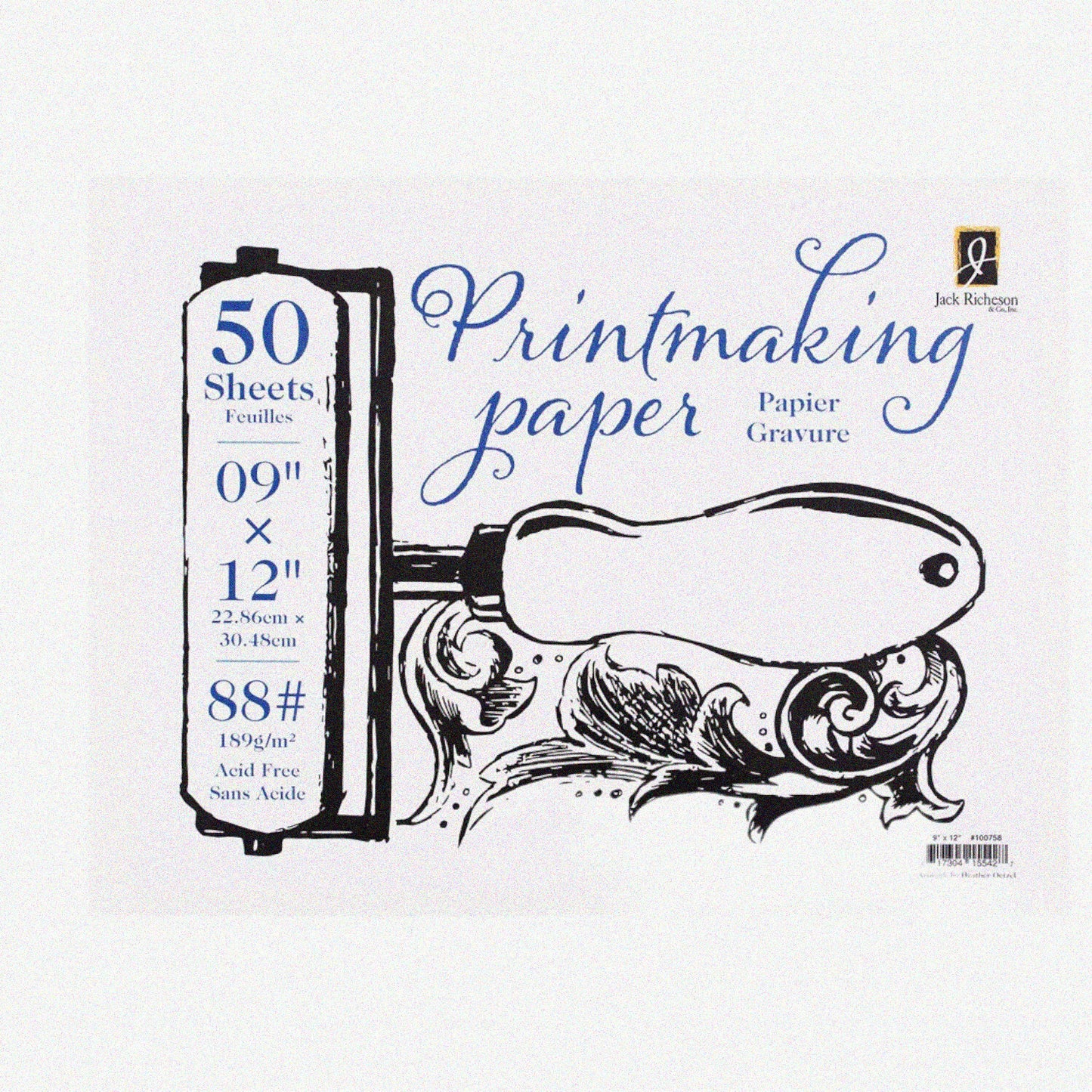 Printmaking Paper 12x9 Inches 50 Sheets