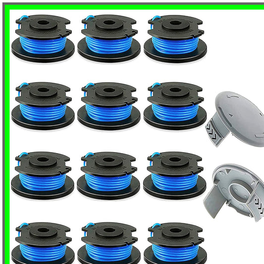 Efficient Replacement Trimmer Spool with 11ft 0.065" Line for Ryobi Tools