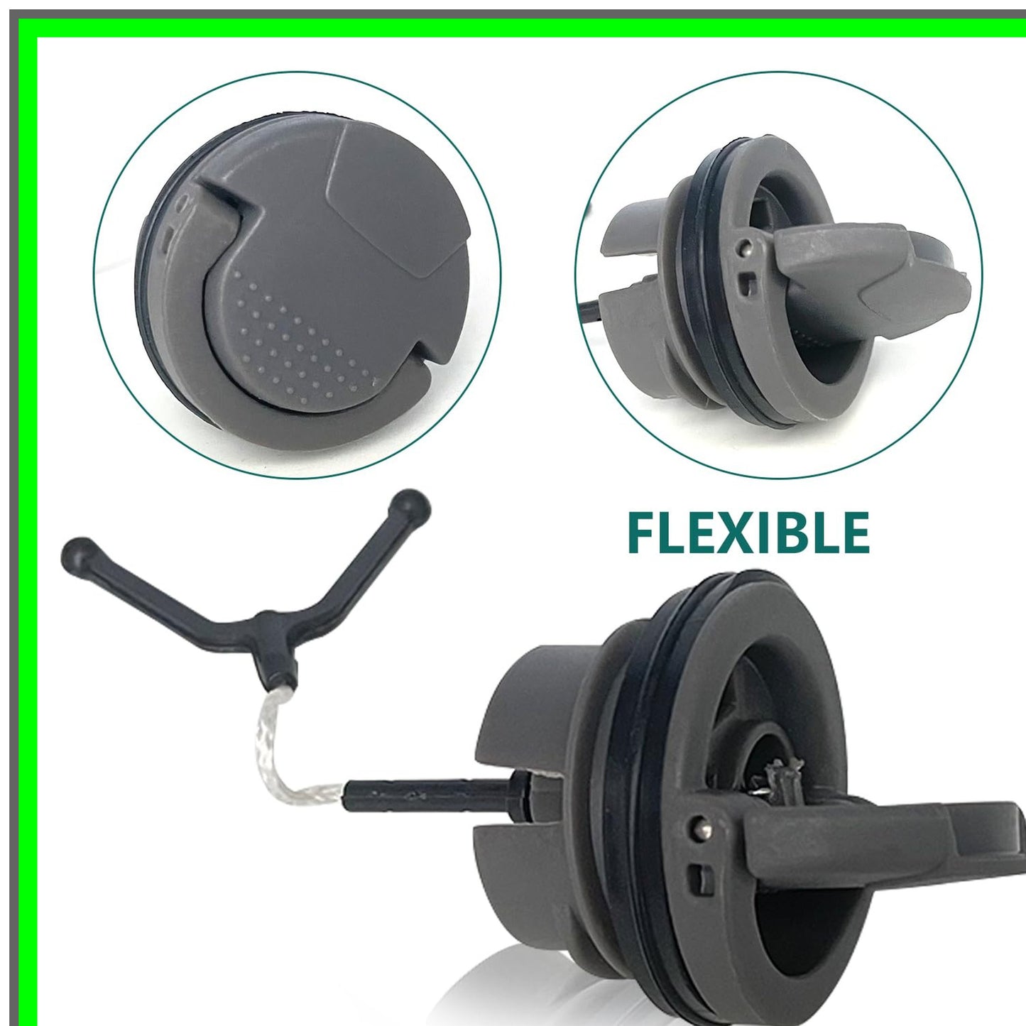 Husqvarna Chainsaw Oil Tank Cap Assembly for 435 II, 440 E II, 445 E II, 550 XP