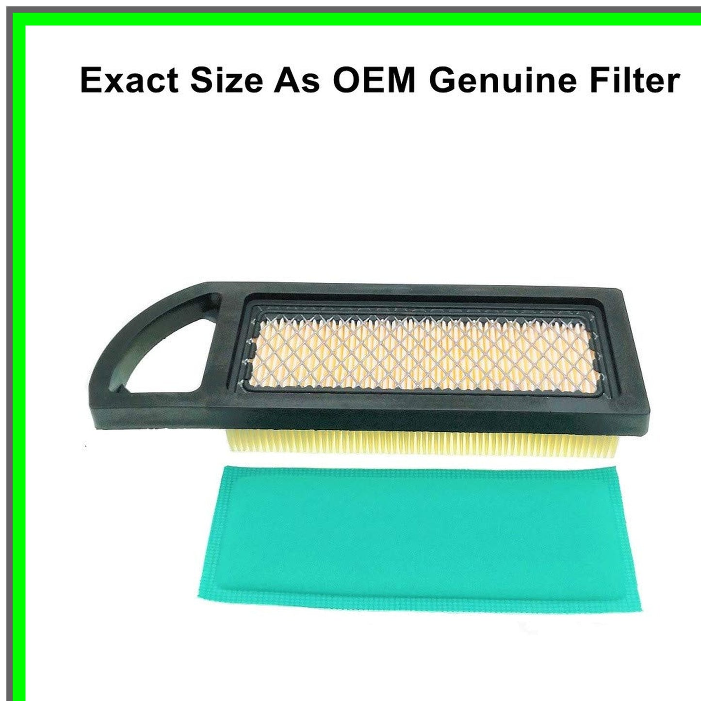 Dual Pack Air Filter Replacement for Lawn Mower Models 697014 697634 698083