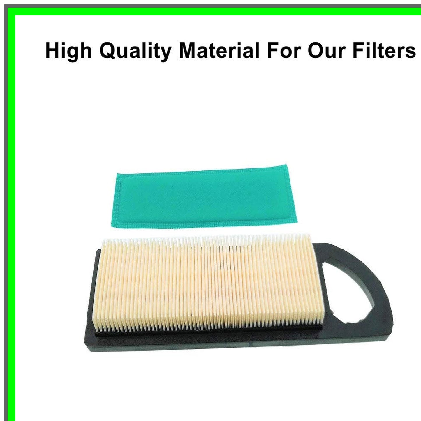 Dual Pack Air Filter Replacement for Lawn Mower Models 697014 697634 698083