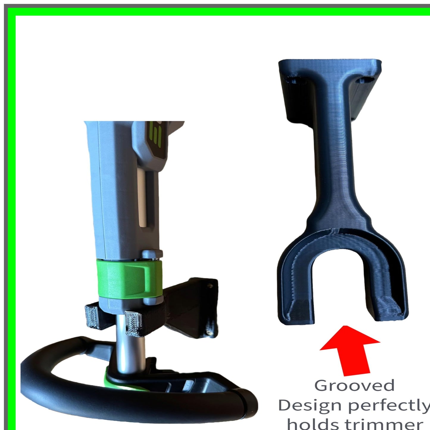 EGO 56V Trimmer and Edger Wall Mount Storage Solution