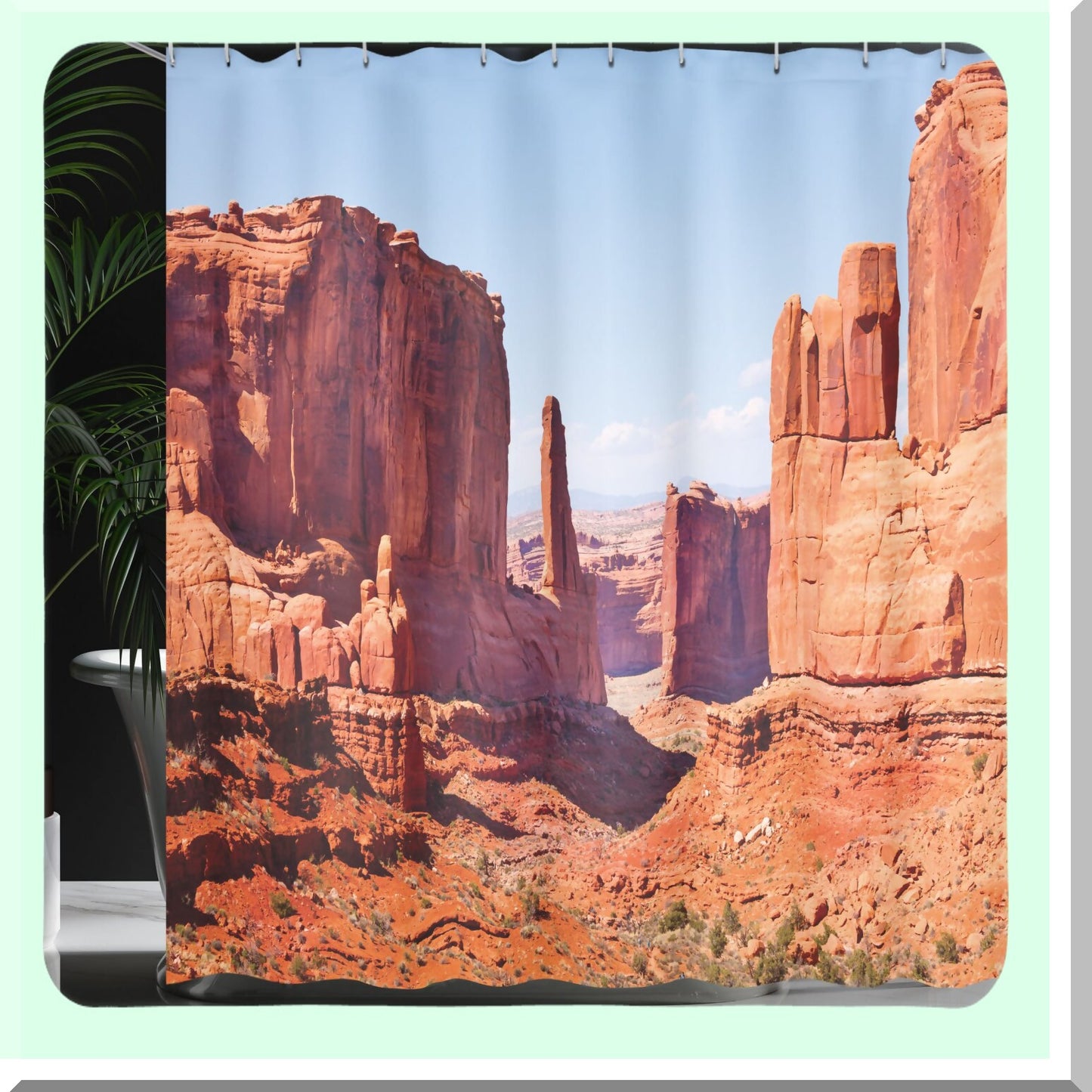 National Parks Shower Curtain 69x70 Arizona Desert Redrocks