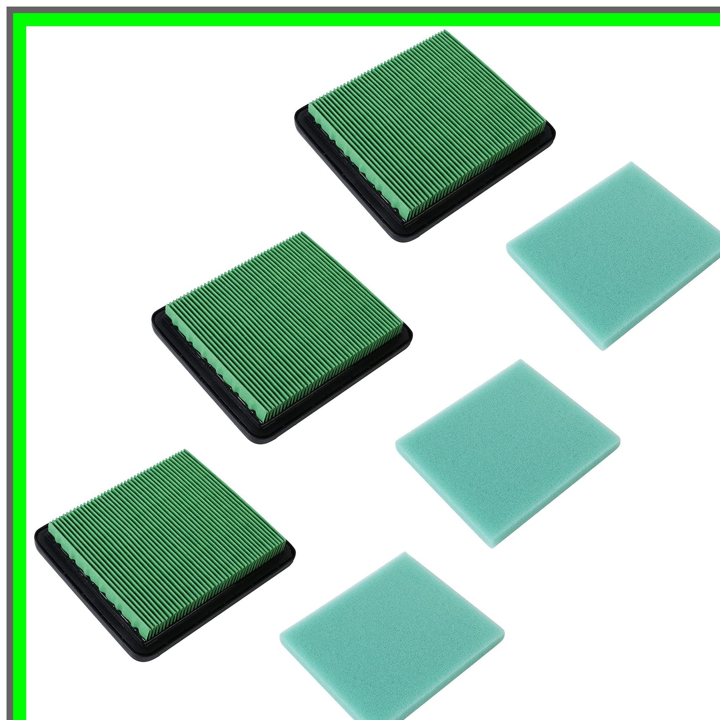 Honda Engine Air Filter 3 Pack for GC160 GC190 GCV160 GCV190 GX100 Mowers