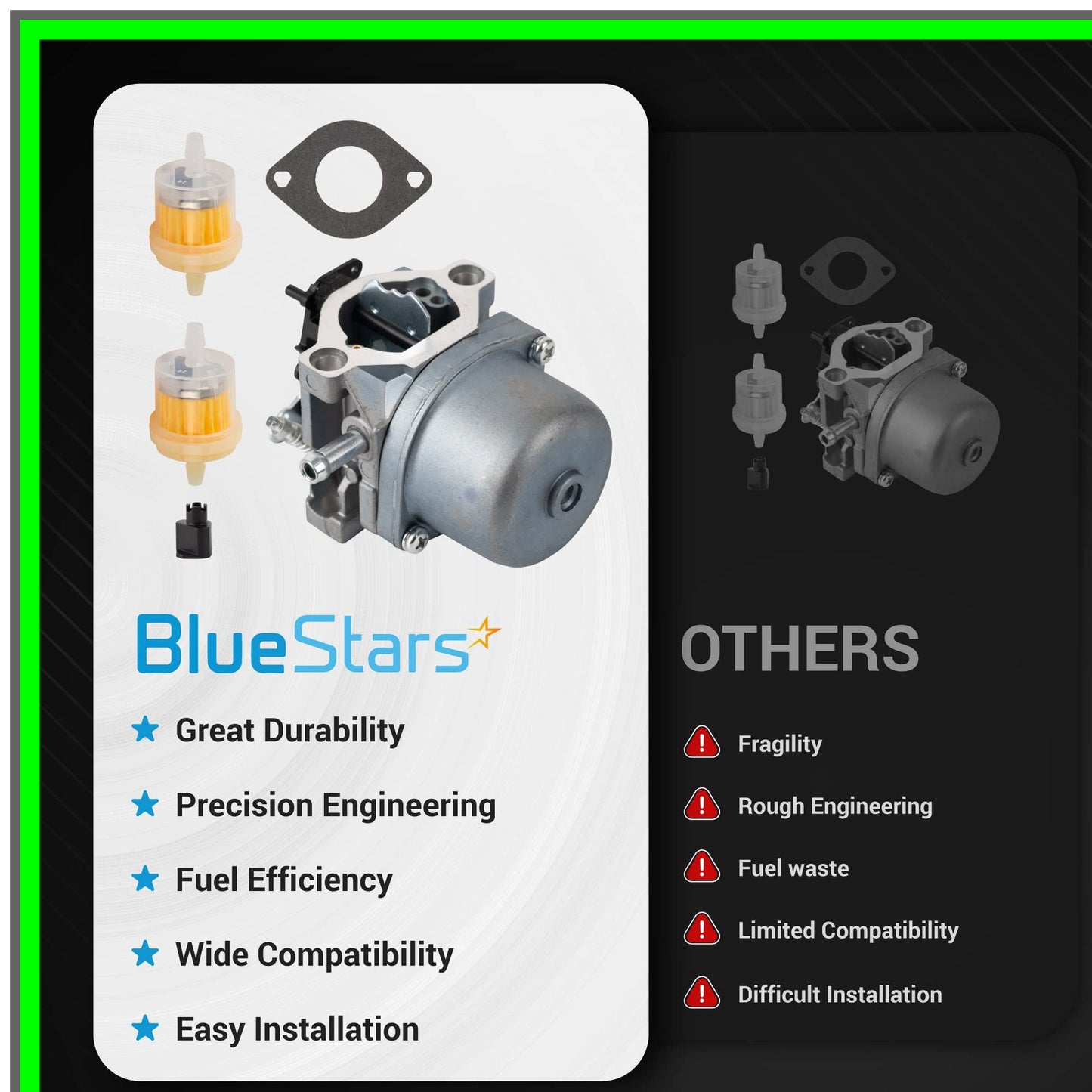 Walbro LMT Carburetor Kit with Gasket and Filter for Optimal Performance