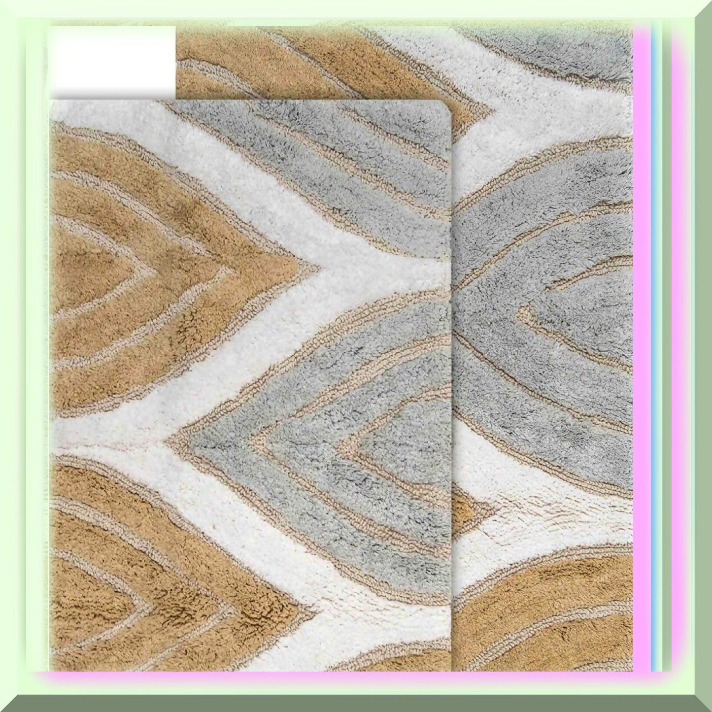 Davenport 2 Pc Spa Bath Rug Set 21"x34" & 24"x40"