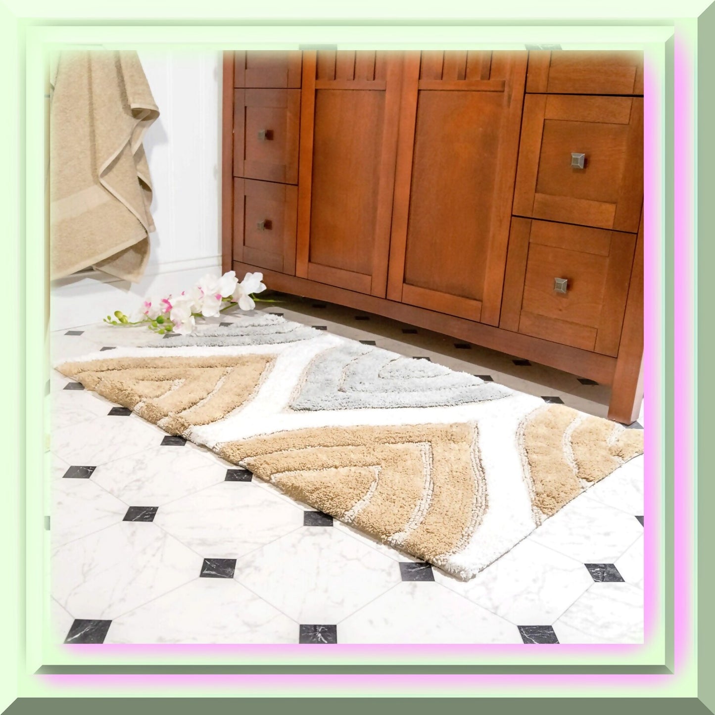 Davenport 2 Pc Spa Bath Rug Set 21"x34" & 24"x40"