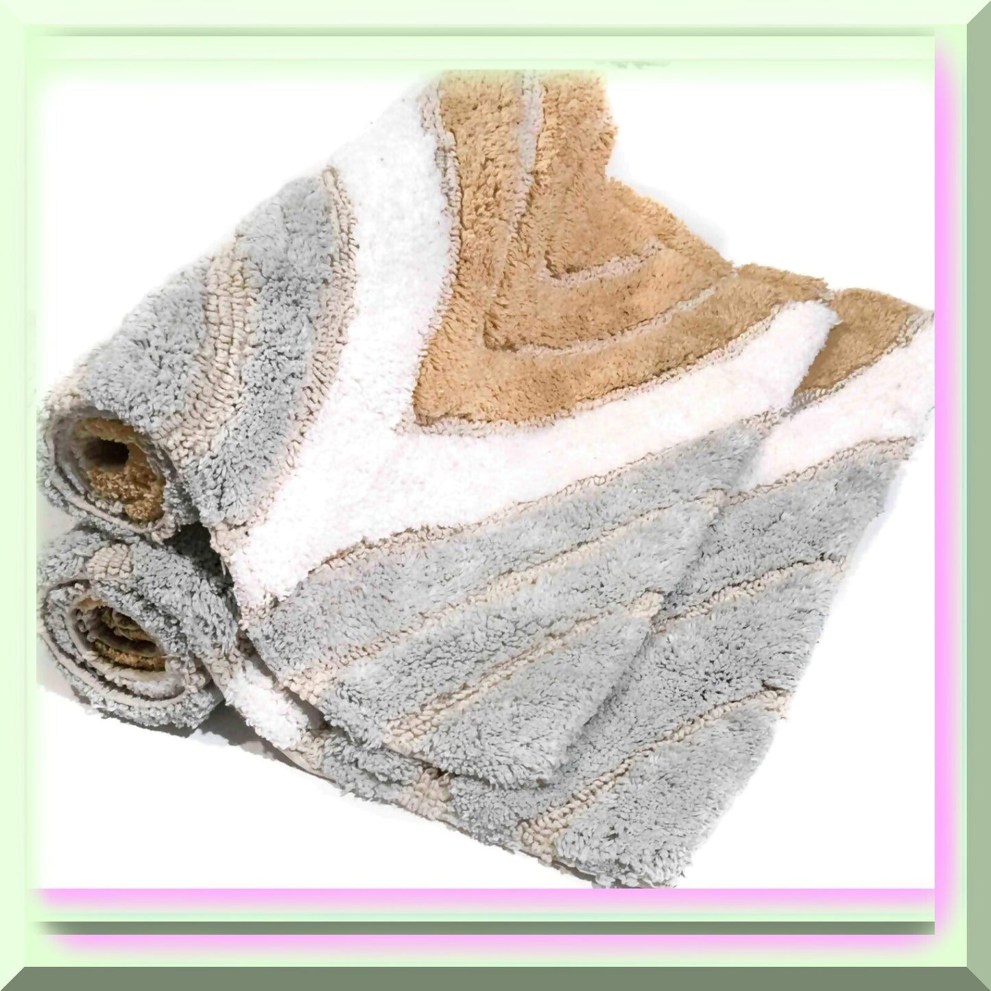 Davenport 2 Pc Spa Bath Rug Set 21"x34" & 24"x40"