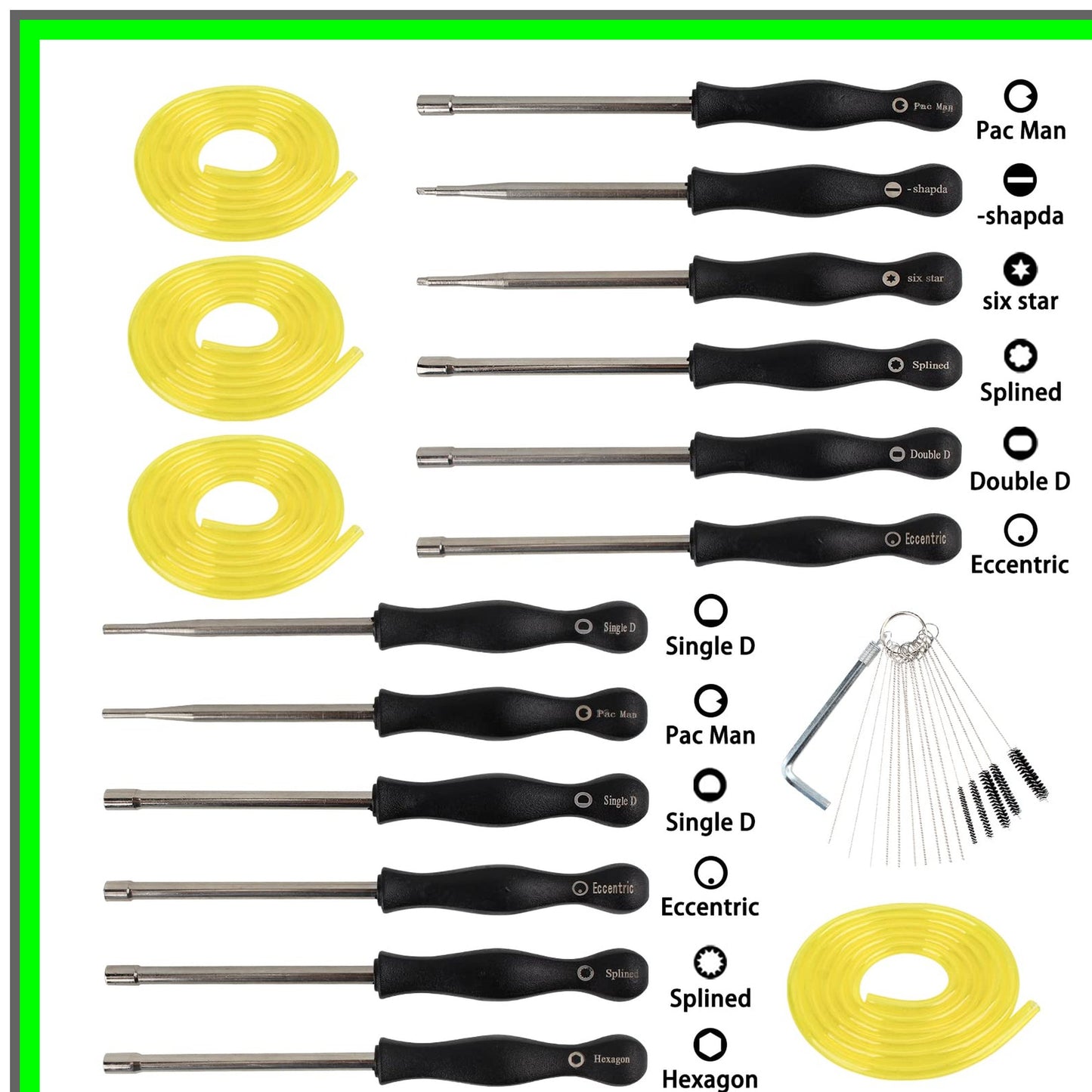 Carburetor Adjustment Tool Kit for 2 Cycle Small Engine Maintenance
