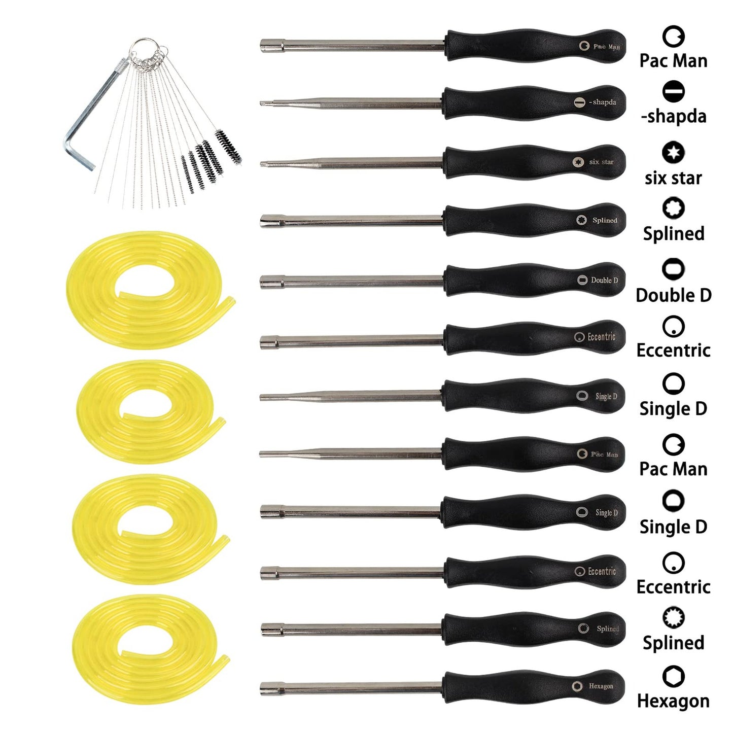 Carburetor Adjustment Tool Kit for 2 Cycle Small Engine Maintenance