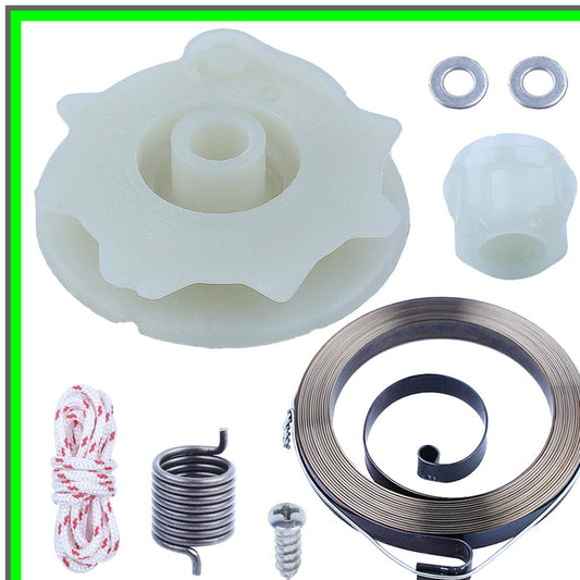 Poulan Chainsaw Recoil Starter Spring Kit with Rope and Bolt Replacement Parts
