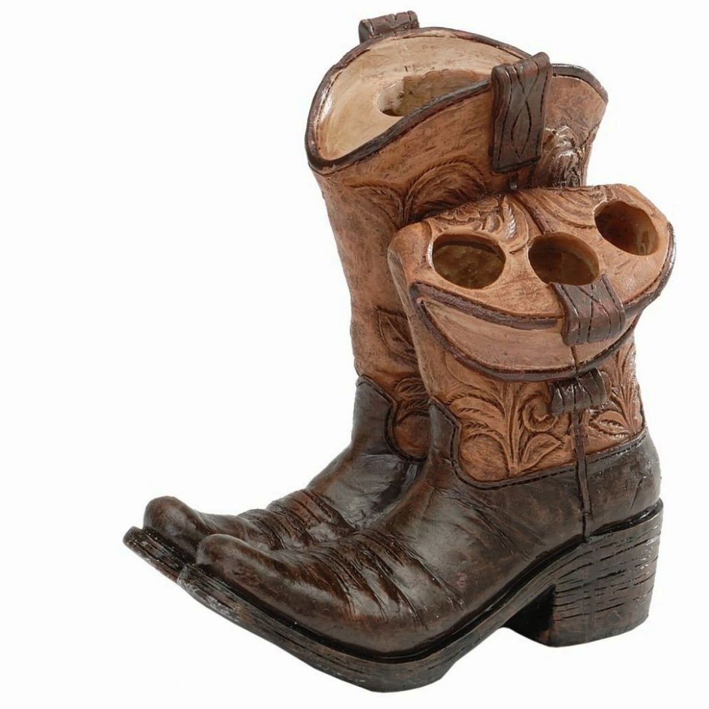 Cowboy Boots Toothbrush and Toothpaste Holder