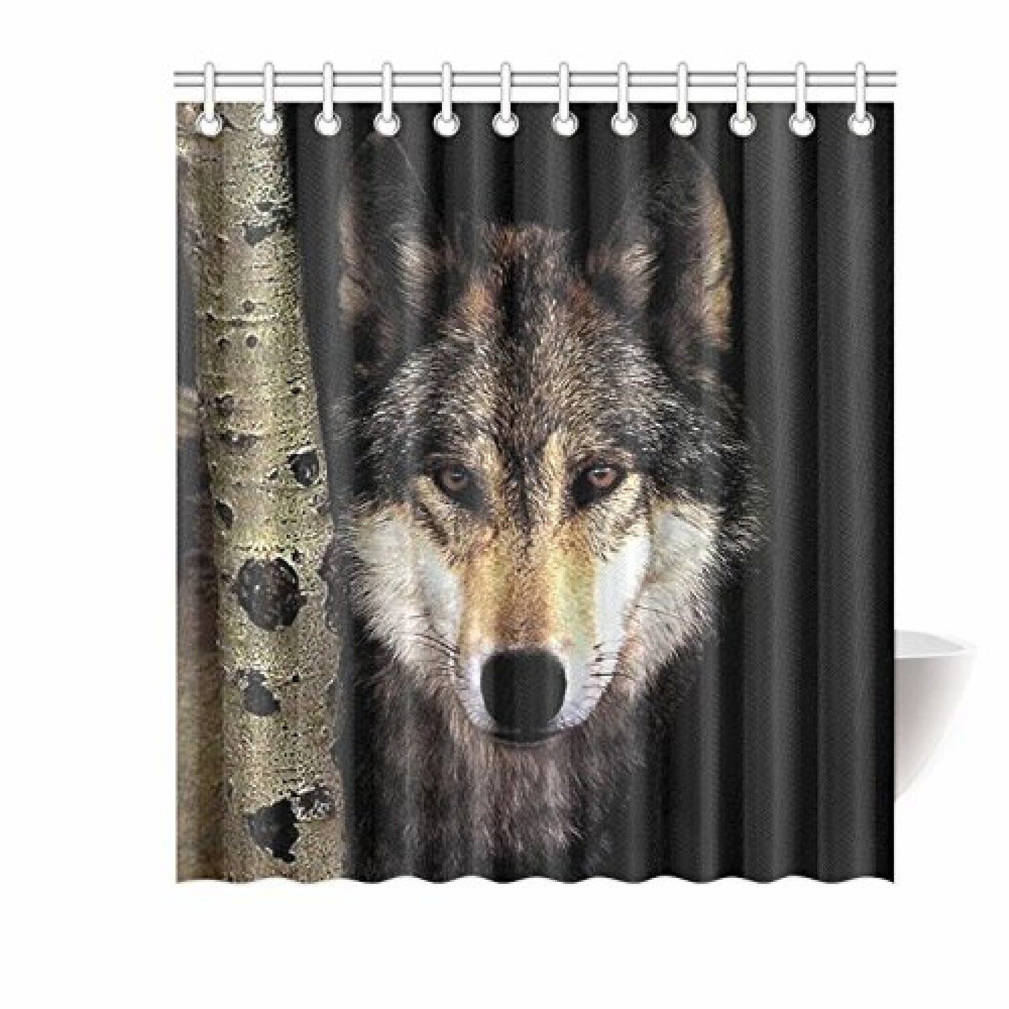 Animal Shower Curtain 66x72 Inch Polyester Fabric