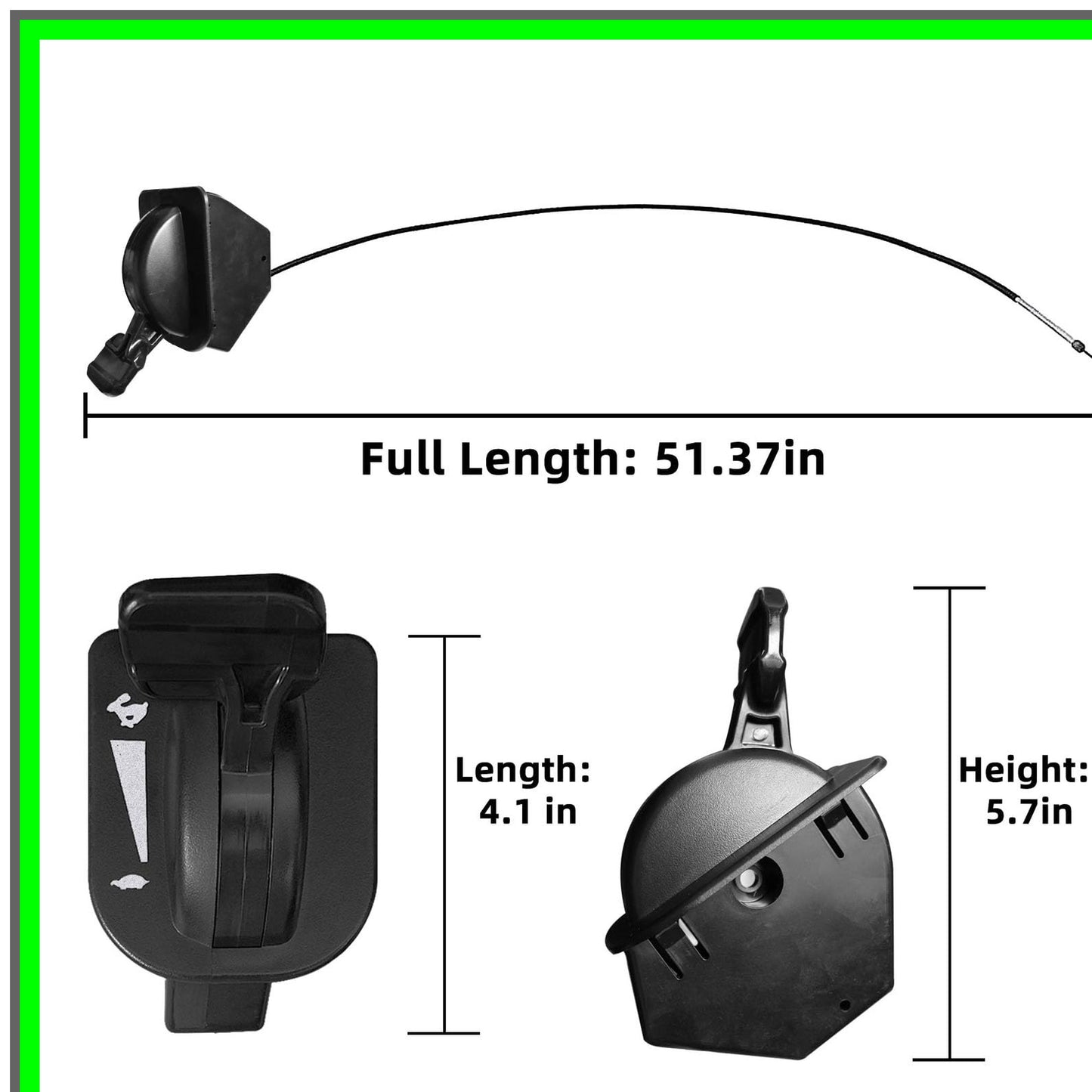 Throttle Choke Cable Replacement for Cub Cadet XT Series with 10-Year Guarantee