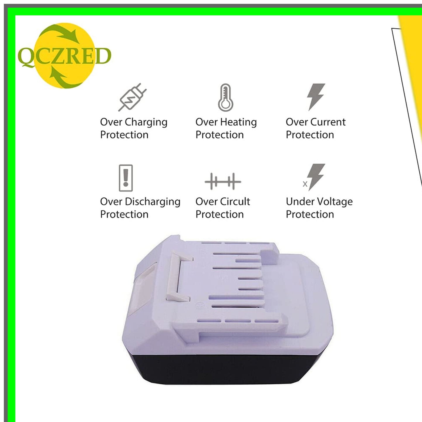 18V 2000mAh Li-ion Replacement Battery for Makita Power Tools