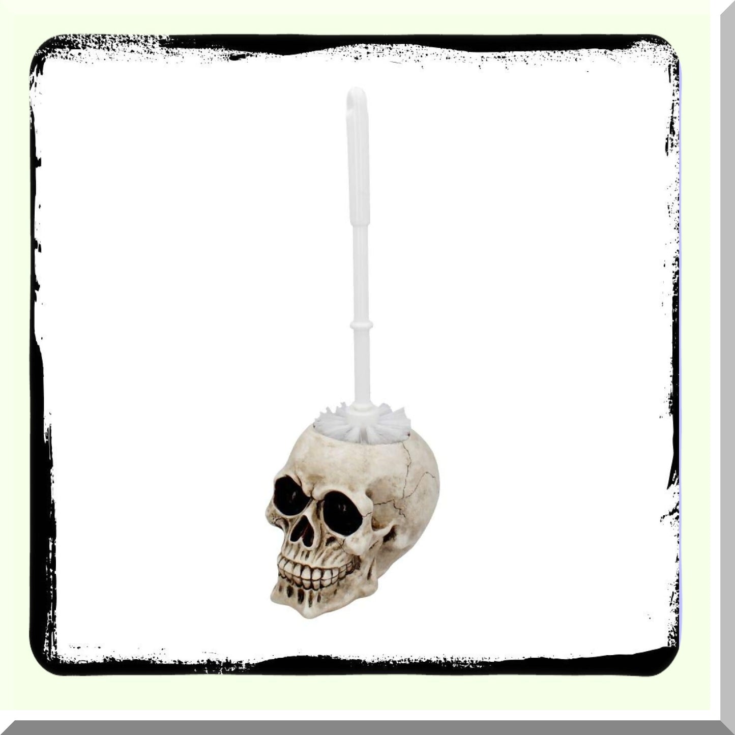 Skull Tet Brush 16cm Ivory