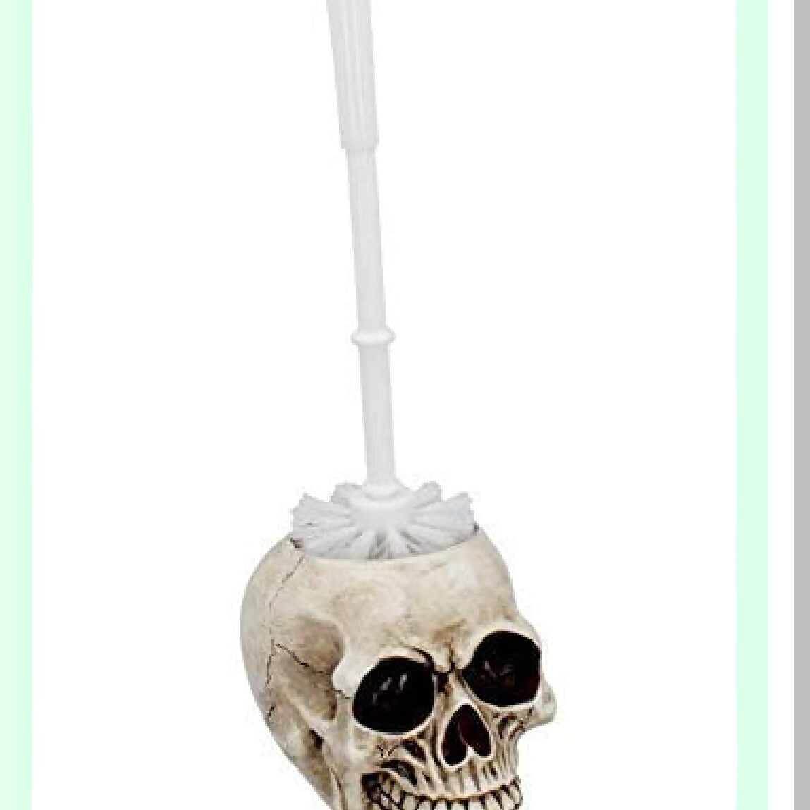 Skull Tet Brush 16cm Ivory