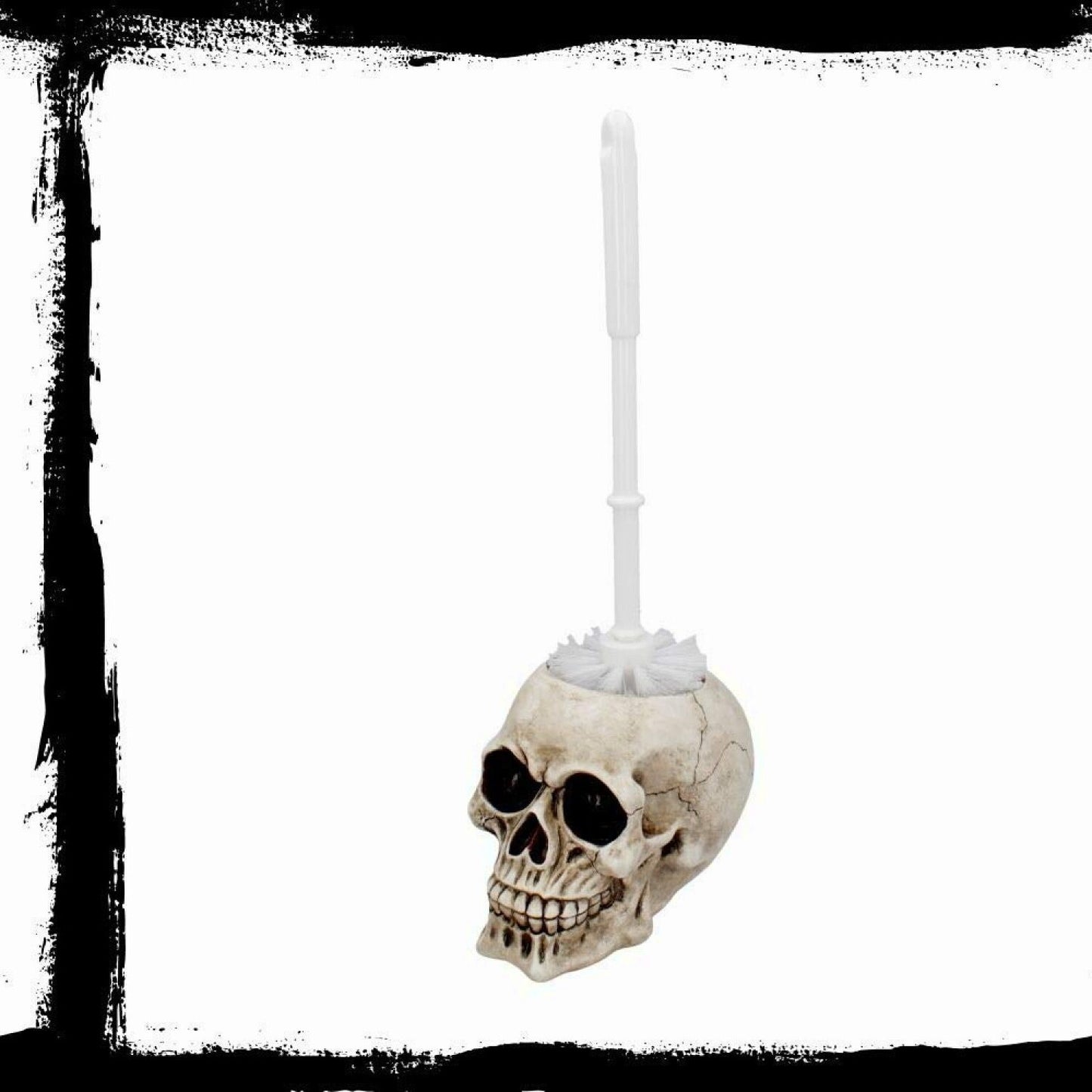 Skull Tet Brush 16cm Ivory