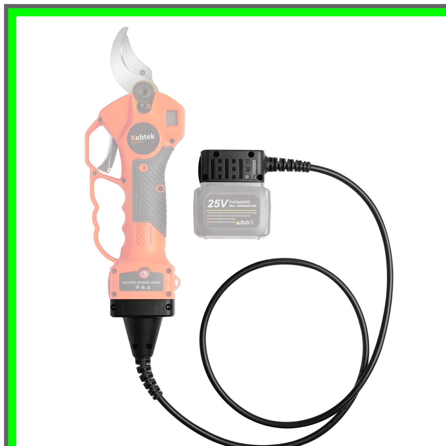 Lightweight Battery Connectors for B00840 Electric Pruning Shear