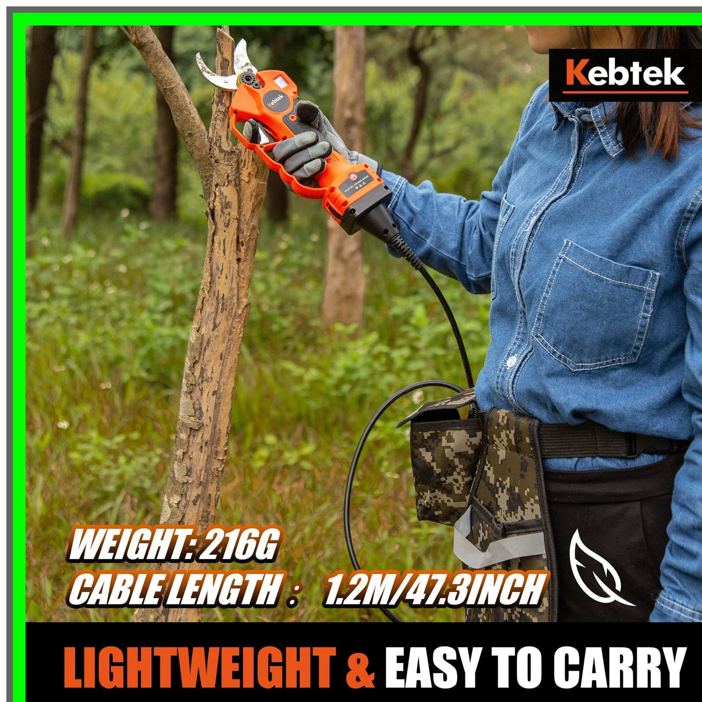 Lightweight Battery Connectors for B00840 Electric Pruning Shear