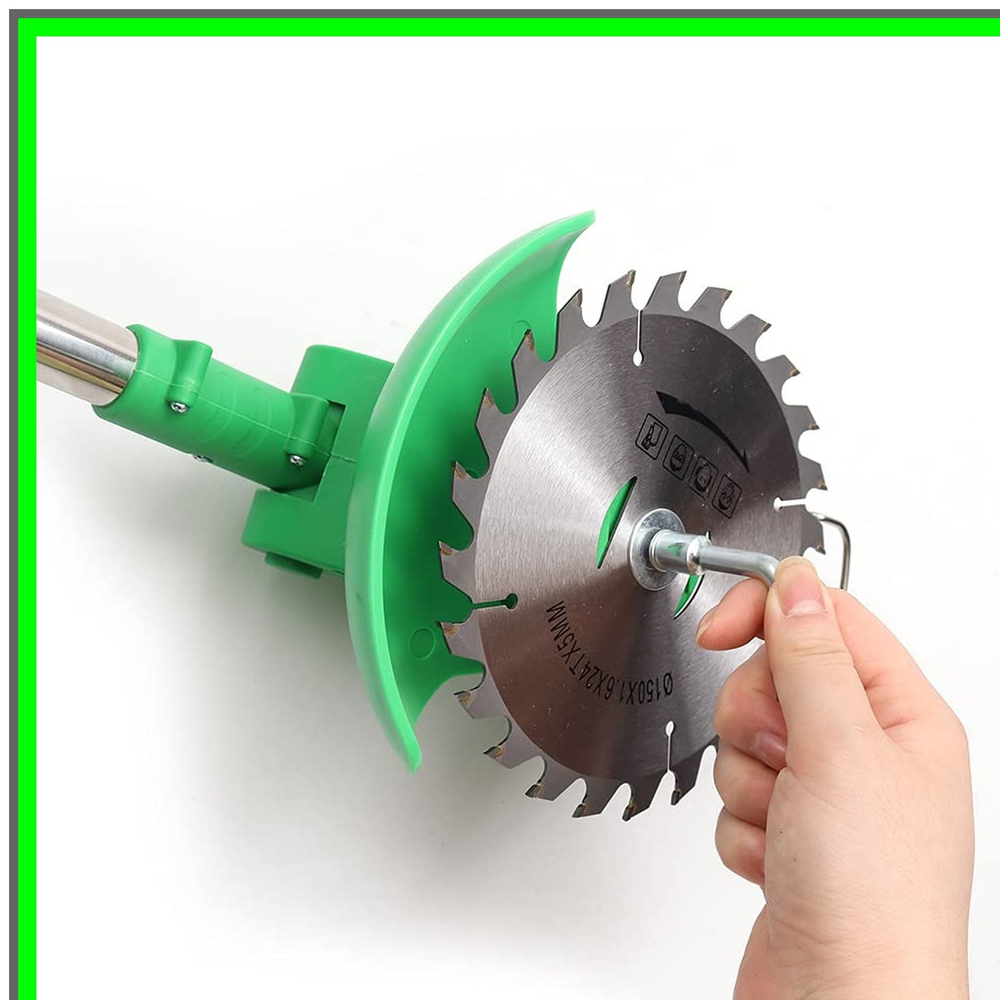 6 Inch Steel Saw Blades for Electric Brush Cutter Trimmer Attachments